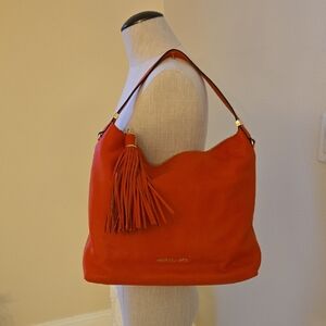 Michael Kors Vibrant Orange Hobo Bag